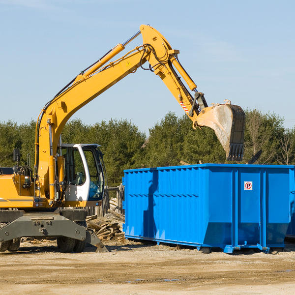 is there a minimum or maximum amount of waste i can put in a residential dumpster in Scotia California